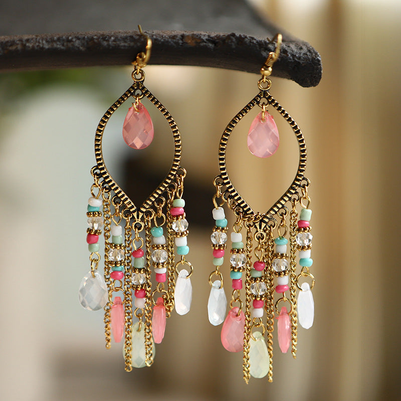 Wholesale Retro Creative High-end Bohemian Ethnic Style Earrings