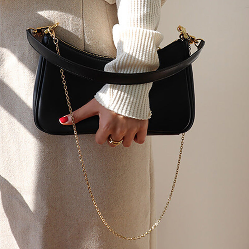 Wholesale Baguette Underarm Vintage Chain Shoulder Crossbody Bag