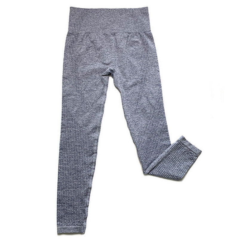 Wholesale Seamless Yoga Suit Little Short-sleeved Jacquard Sports Fitness Suit Quick-drying Seamless Yoga Suit