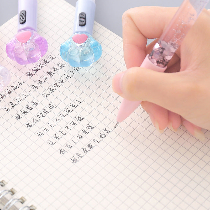 Wholesale Plastic Luminous Quicksand Gel Pen