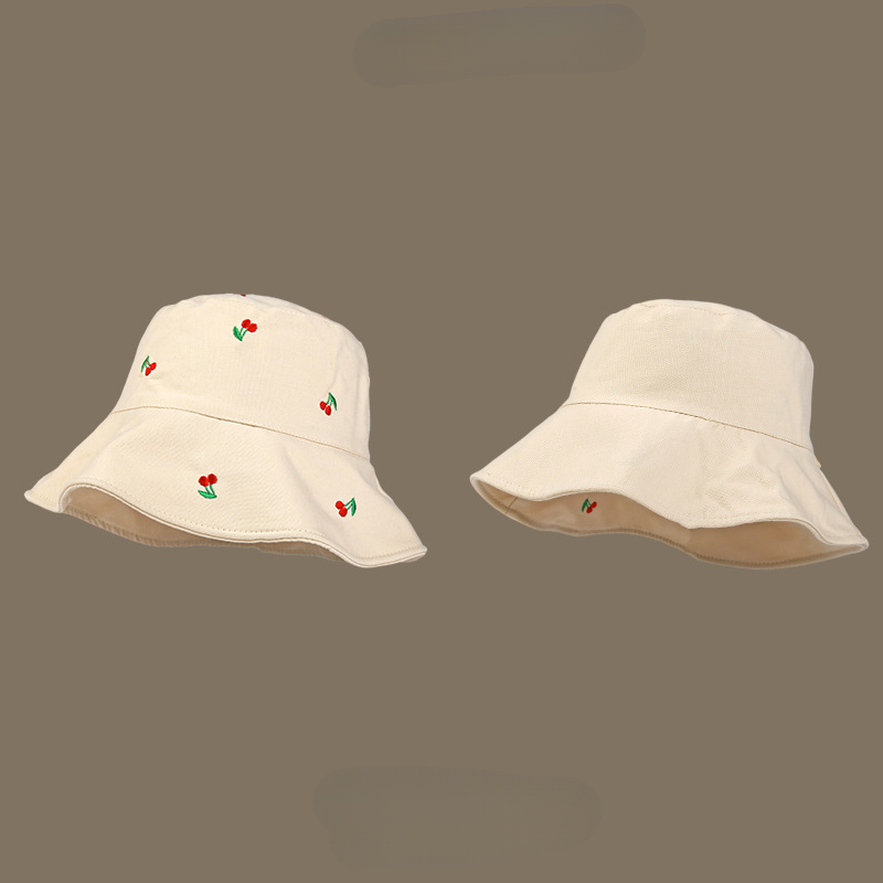 Wholesale Polyester Face Cherry Bucket Hat