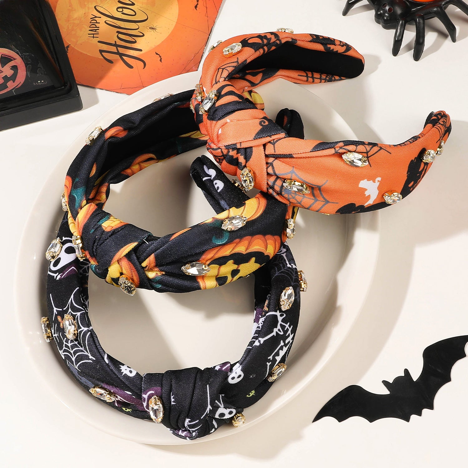 Wholesale Halloween Diamond Pearl Headband