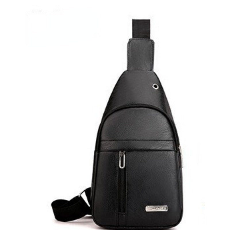 Wholesale PU Men's Chest Bags