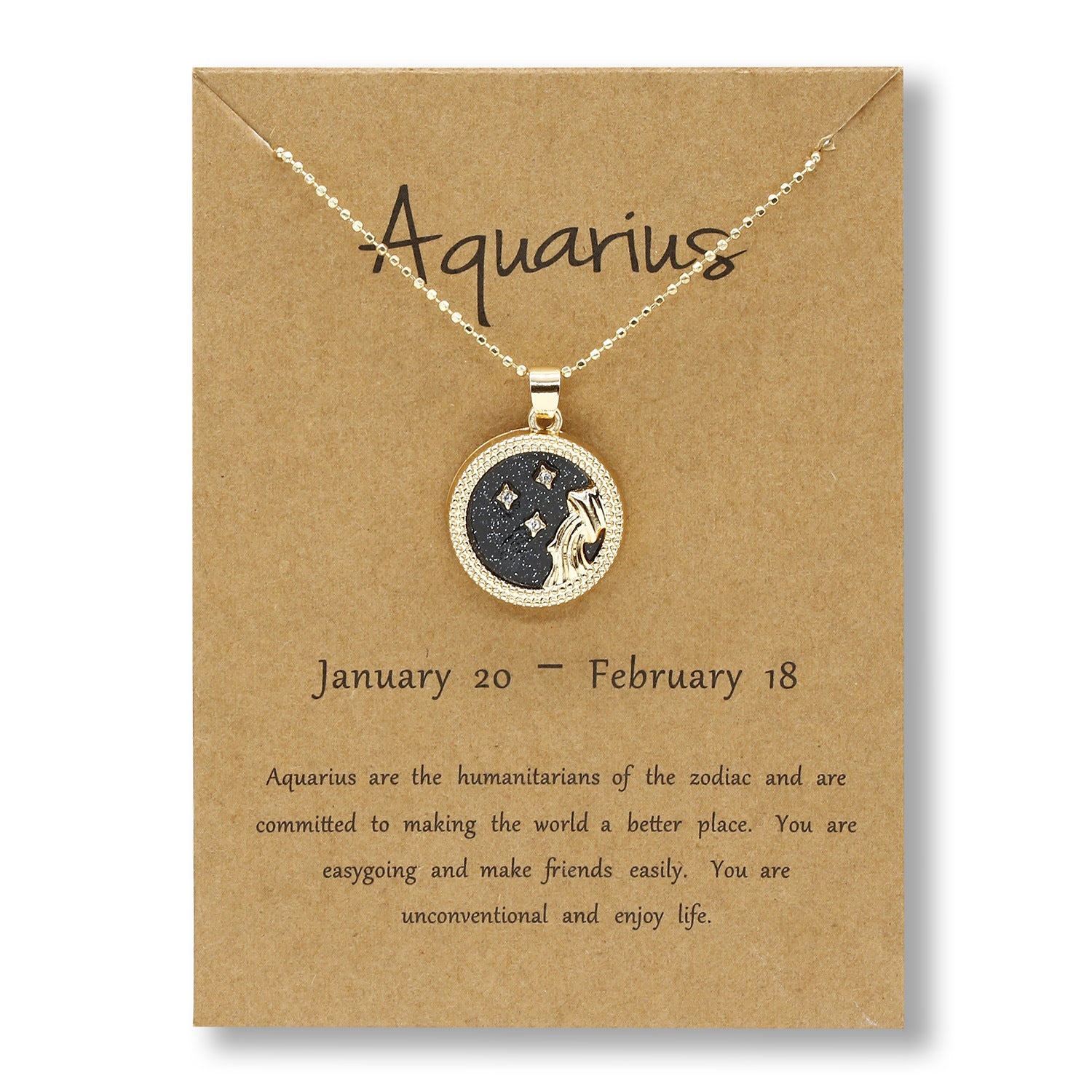 Wholesale Coin Gold Day and Night Twelve Constellations Alloy Clavicle Chain