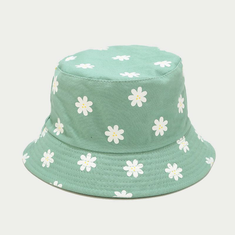 Printed fisherman's outdoor reversible sun hat