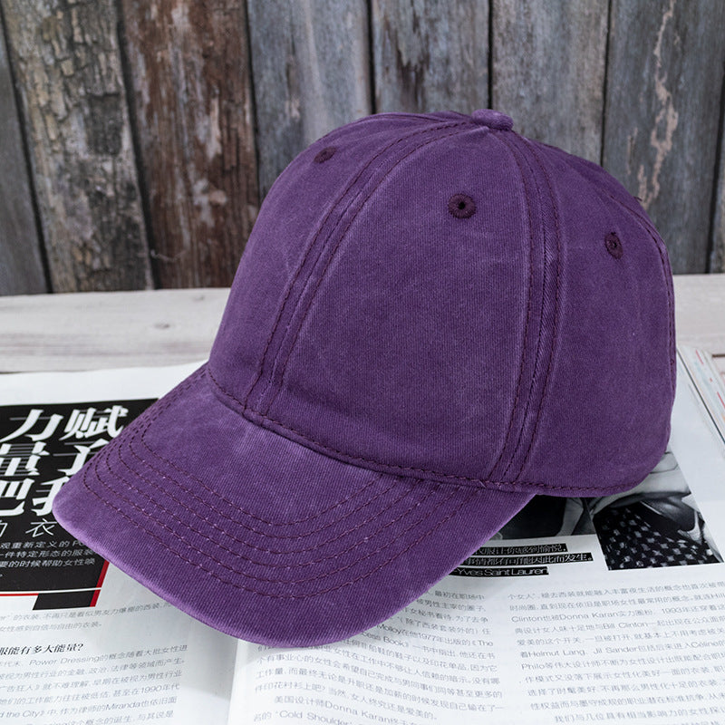 Wholesale Washed Distressed Denim Baseball Cap