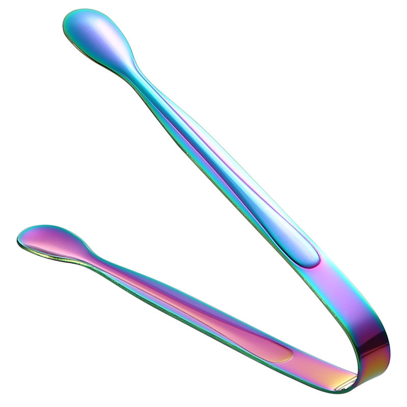 Wholesale Stainless Steel Gold Sugar Clip Ice Tongs Hot Towel Food Clip Hotel Supplies