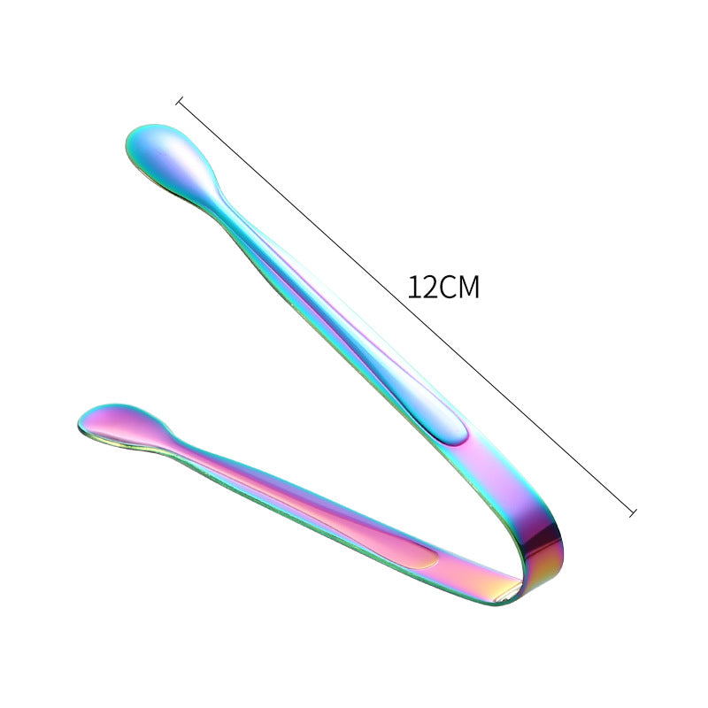 Wholesale Stainless Steel Gold Sugar Clip Ice Tongs Hot Towel Food Clip Hotel Supplies