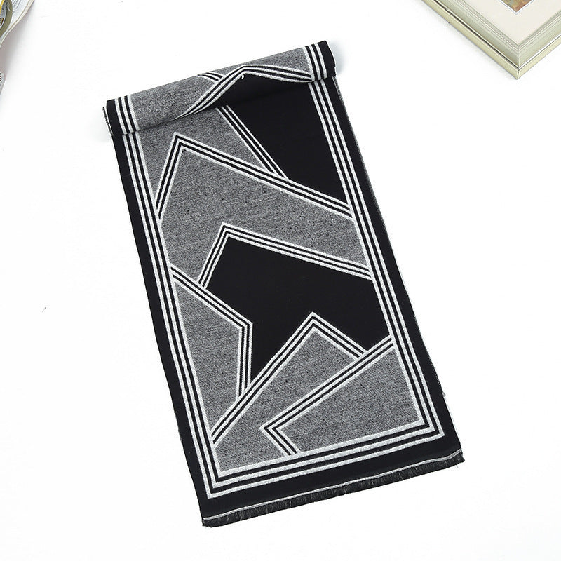 Wholesale Autumn and Winter Imitation Cashmere Color Matching Warm Scarf