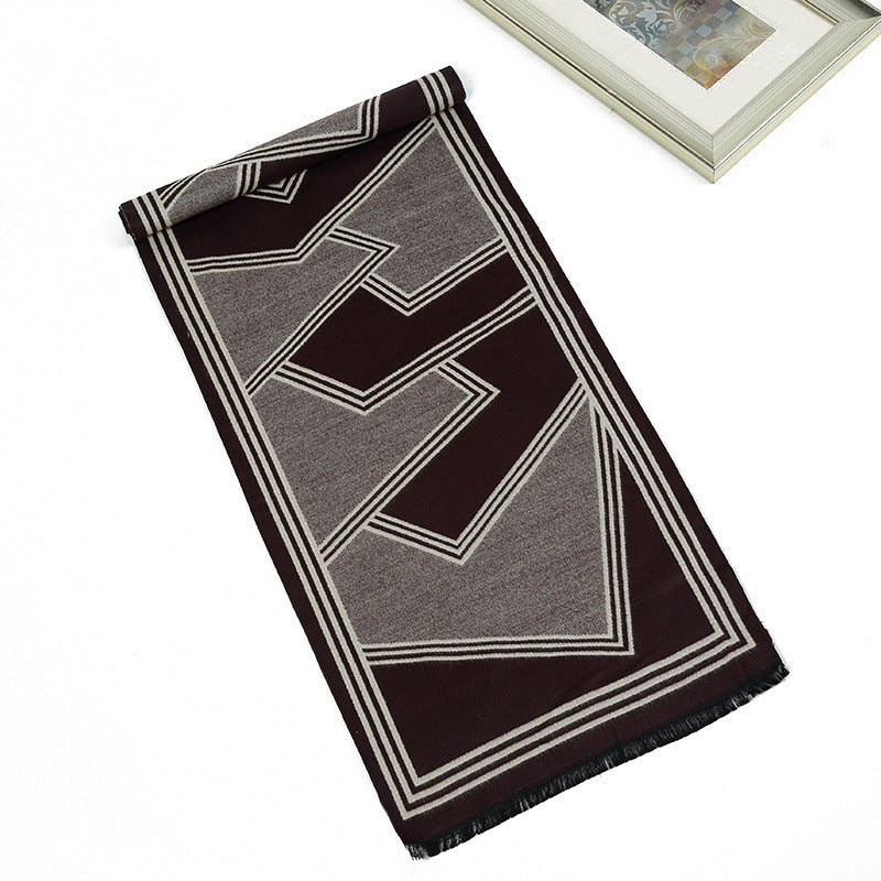 Wholesale Autumn and Winter Imitation Cashmere Color Matching Warm Scarf