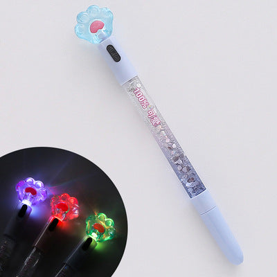 Wholesale Plastic Luminous Quicksand Gel Pen