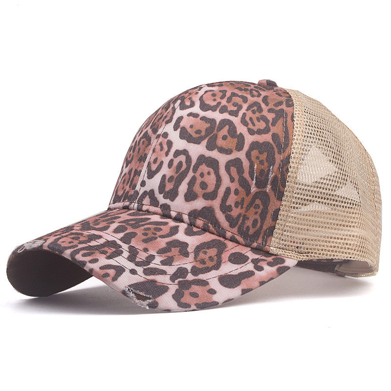 Wholesale Cotton Cross Ponytail Baseball Caps