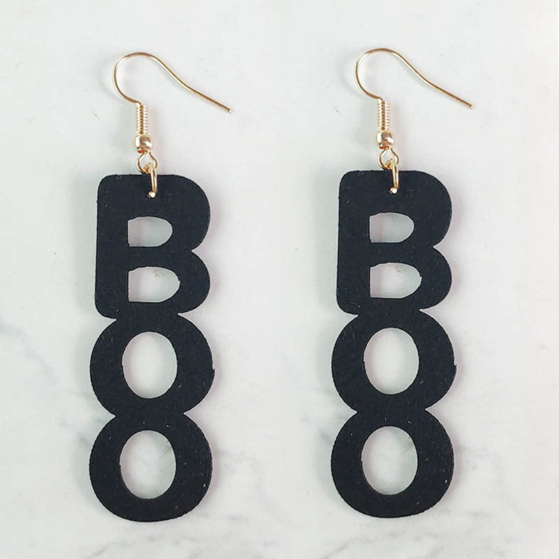 Wholesale 4 Pair/Pack Hollow Skull Halloween Earrings