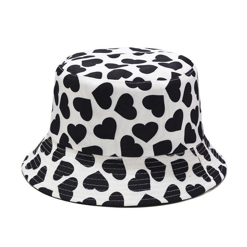 Wholesale Cow Print Double-sided Bucket Hat