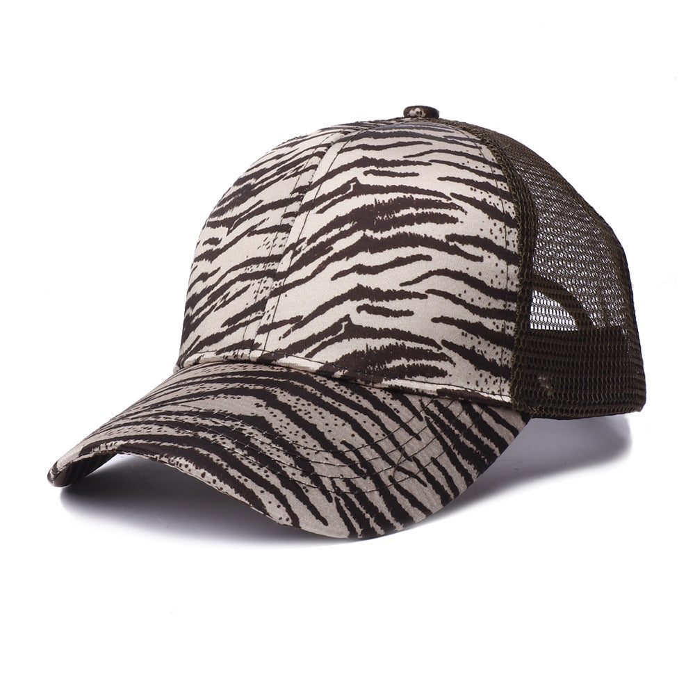 Jefe de acrílico al por mayor Recomendar leopardo impresión gorra de béisbol