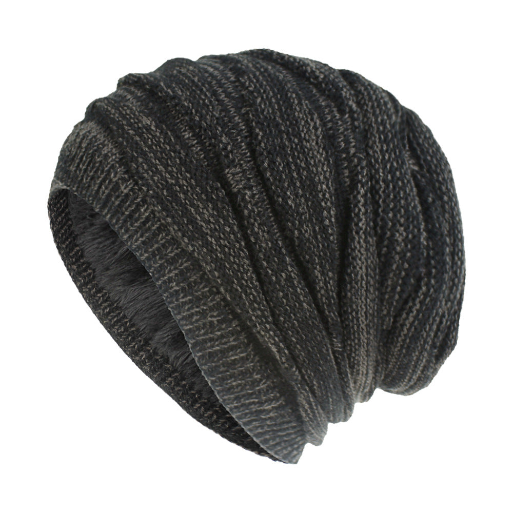Wholesale Woolen knitted hat is warm and fleece outdoor casual hat