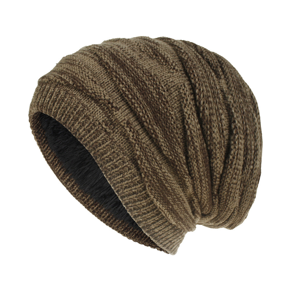 Wholesale Woolen knitted hat is warm and fleece outdoor casual hat
