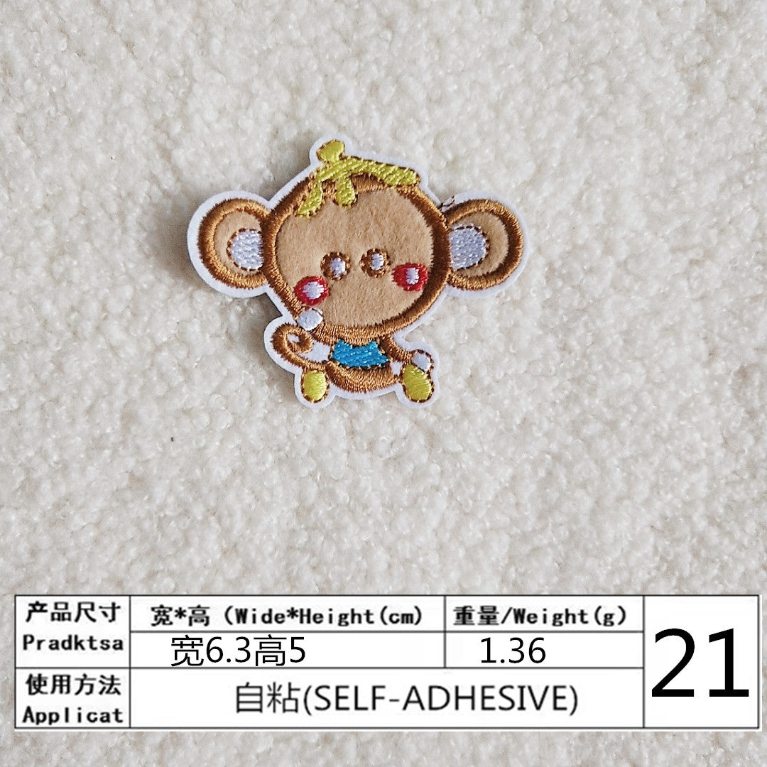 Wholesale Cartoon Embroidery Cloth Velcro