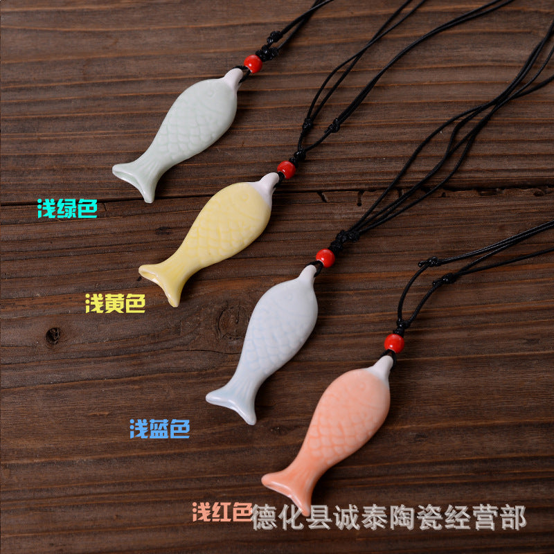 Wholesale Cute Ceramic Whistle Crafts