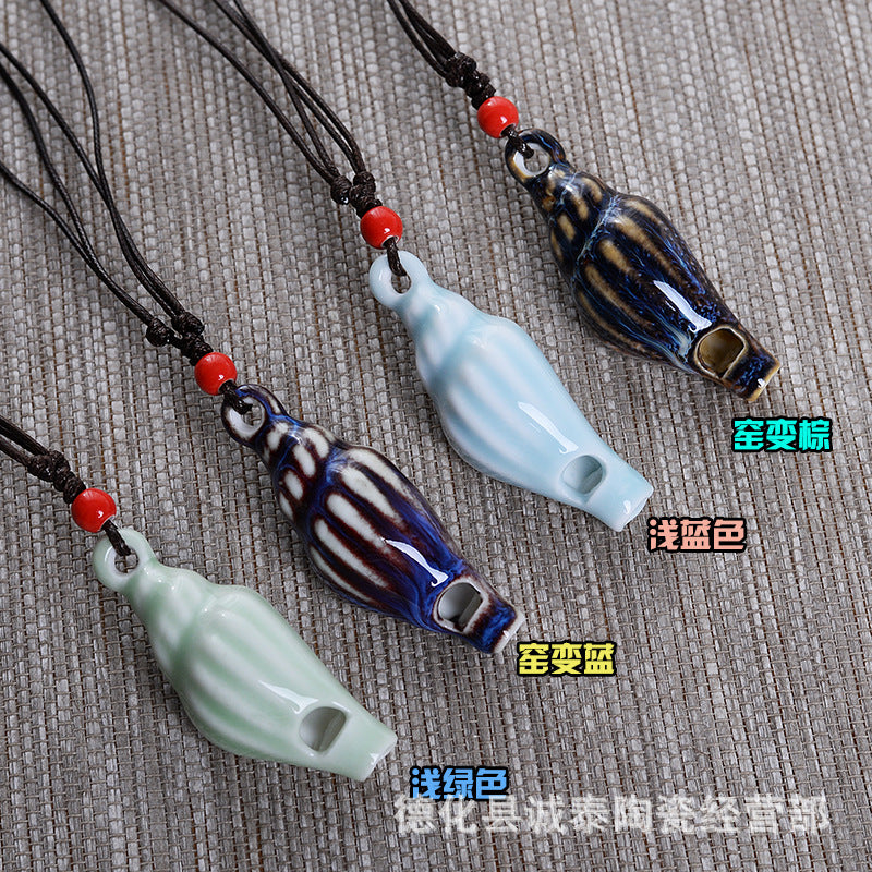 Wholesale Cute Ceramic Whistle Crafts