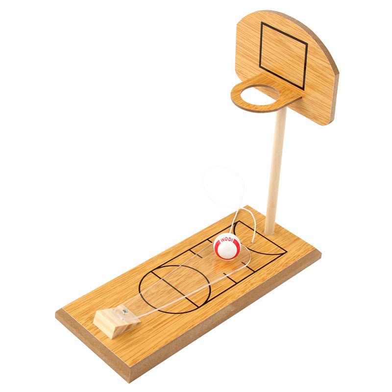 Wholesale of Wooden Children's Adult Basketball Parent-child Interactive Stress Relief Toys, Medium Size
