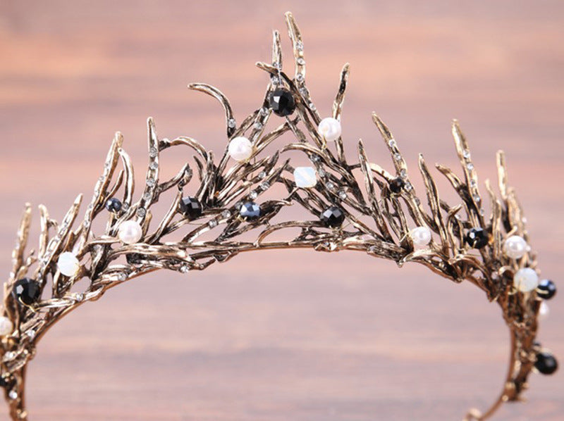 Wholesale Rhinestone Crown Alloy Hair Bands