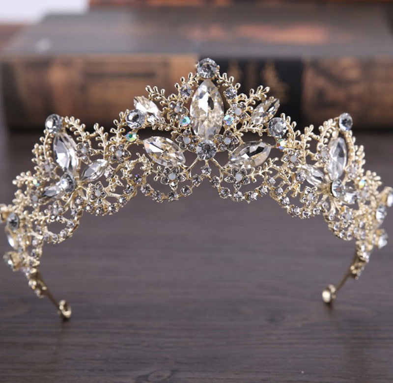 Wholesale Rhinestone Crown Alloy Hair Bands