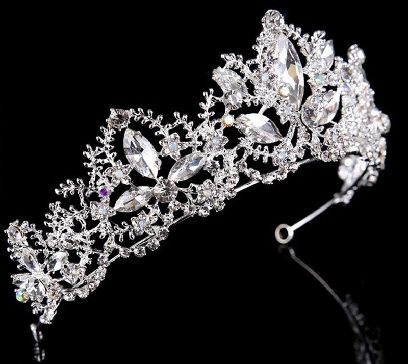 Wholesale Rhinestone Crown Alloy Hair Bands