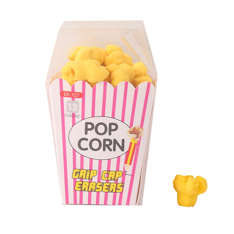 Wholesale Cartoon Popcorn TPR Rubber