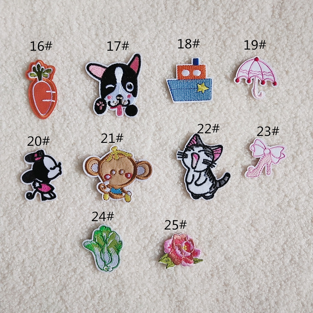 Wholesale Cartoon Embroidery Cloth Velcro