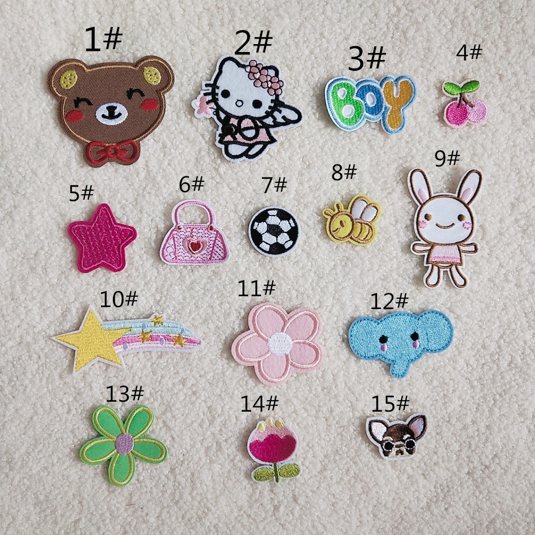 Wholesale Cartoon Embroidery Cloth Velcro
