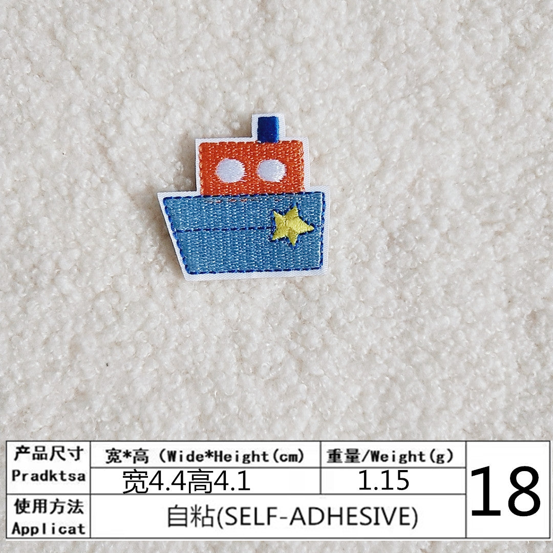 Wholesale Cartoon Embroidery Cloth Velcro