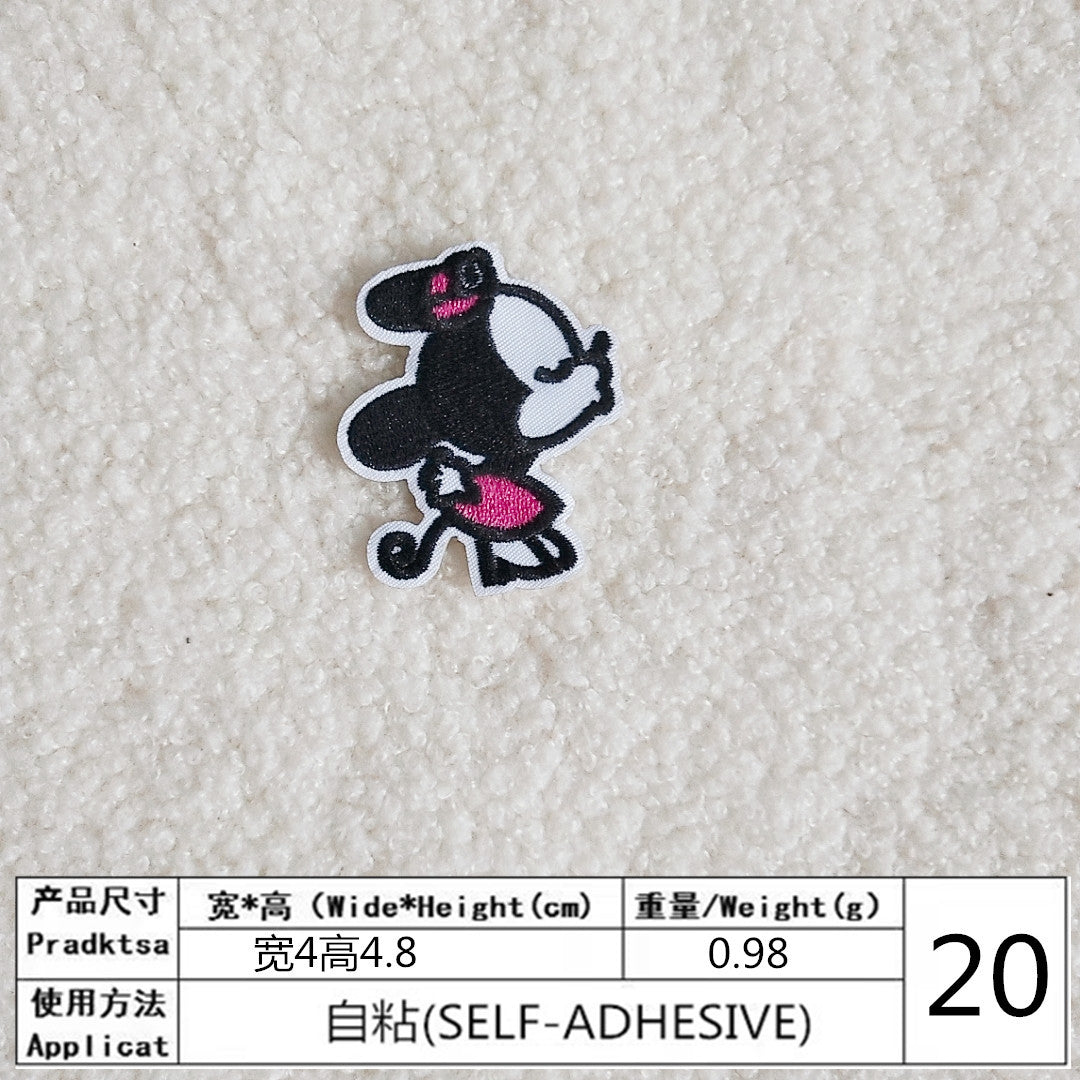 Wholesale Cartoon Embroidery Cloth Velcro