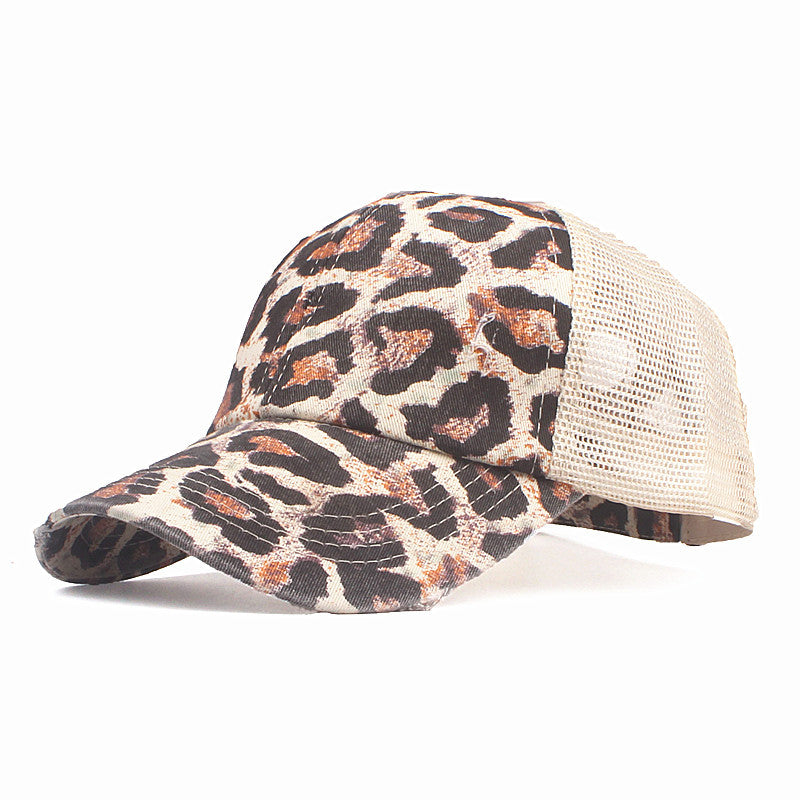 Wholesale Cotton Cross Ponytail Baseball Caps