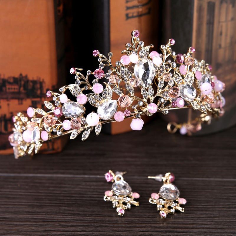 Wholesale Rhinestone Crown Alloy Hair Bands