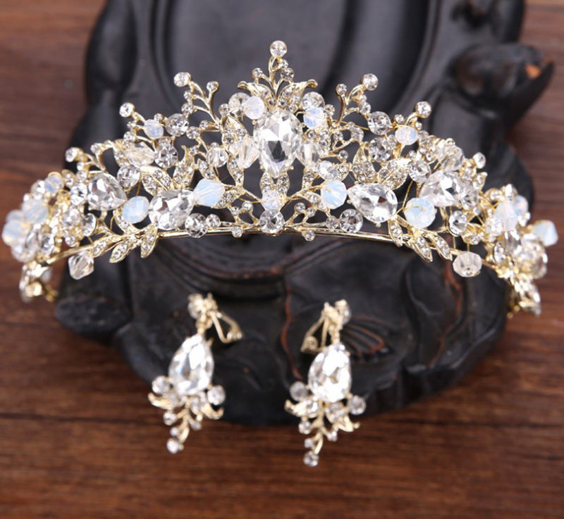 Wholesale Rhinestone Crown Alloy Hair Bands