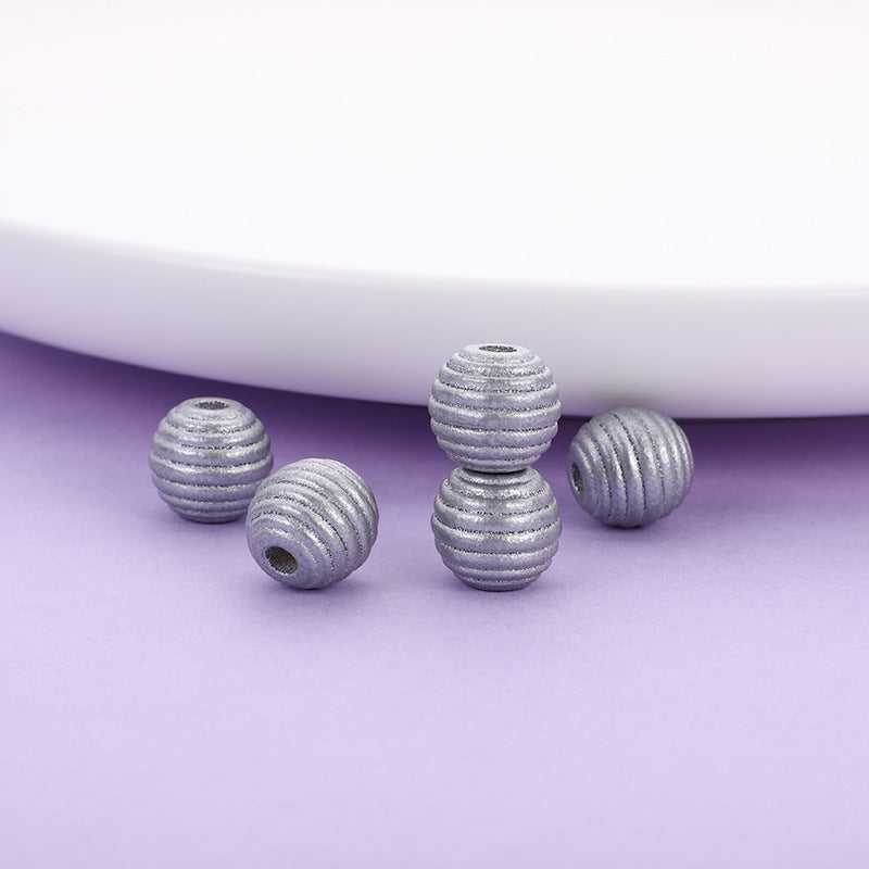 Wholesale 500PCS 18mm Wooden Thread Beads Colorful Sheep Heart Thread Beads