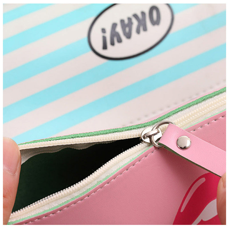 Wholesale Large Capacity Leather Pencil Case