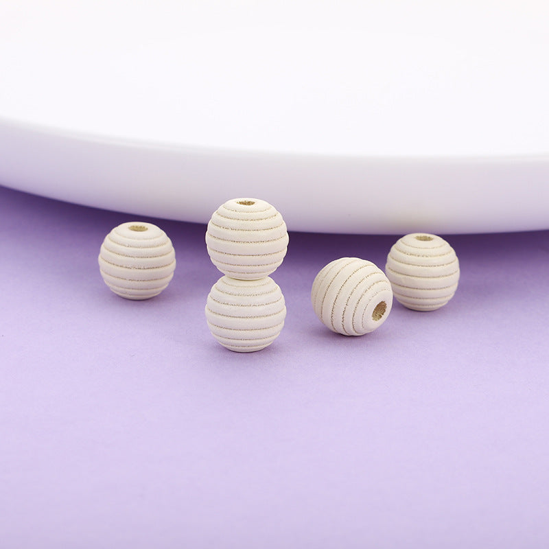 Wholesale 500PCS 18mm Wooden Thread Beads Colorful Sheep Heart Thread Beads