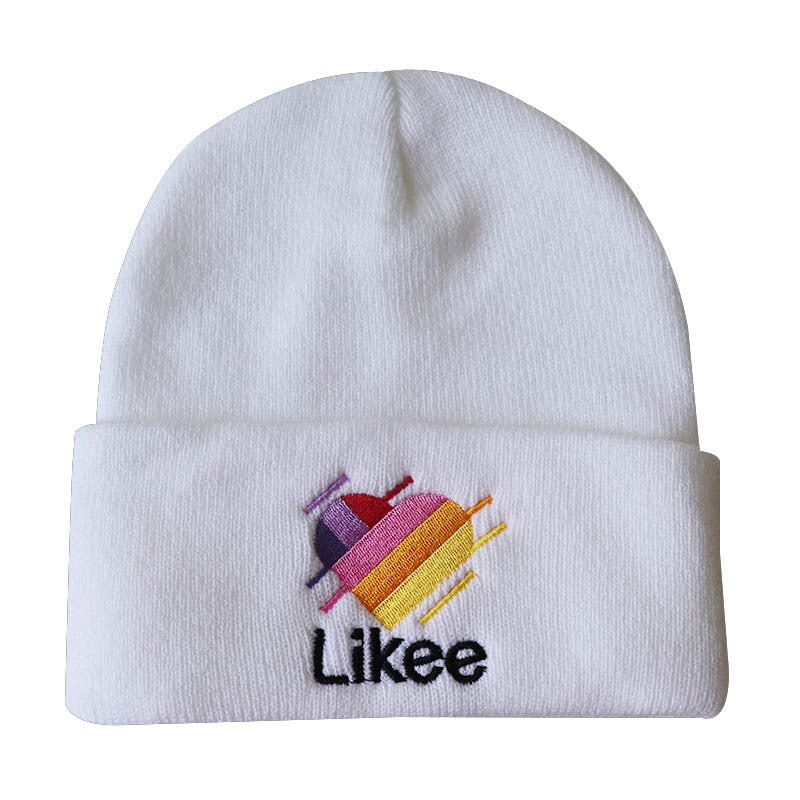 Wholesale Letter Embroidery Warm Pullover Hip Hop Beanie
