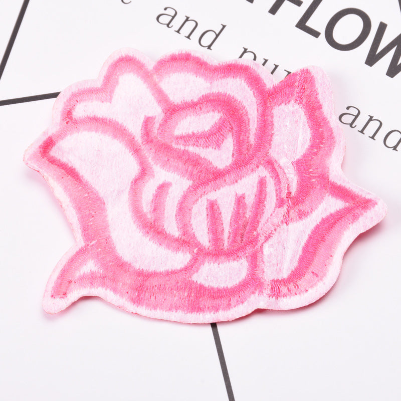 Wholesale Embroidered Satin Medium Patch et Decorative Accent Gift For Boutique Resale