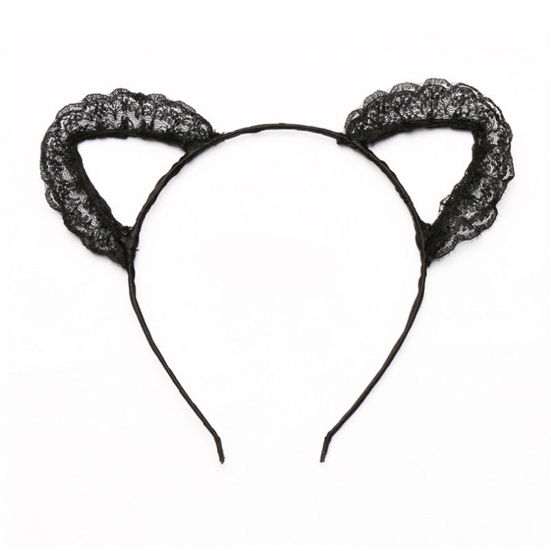 Wholesale Lace Cat Ears Headband