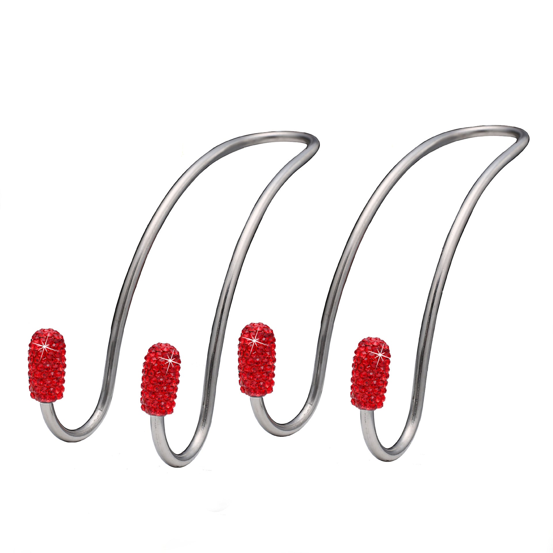 Wholesale Diamond-encrusted Stainless Steel Multifunctional Car Seat Storage Hook