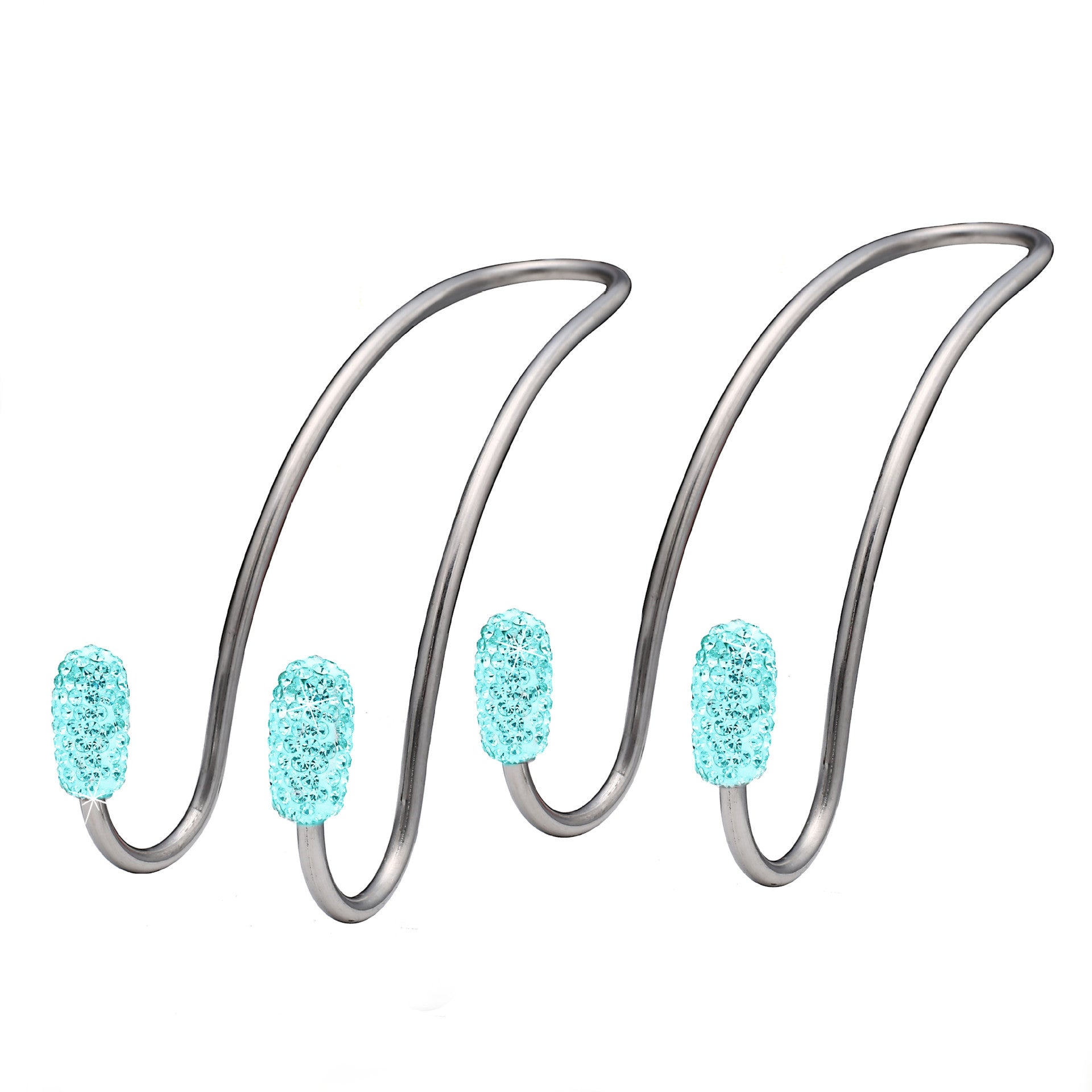 Wholesale Diamond-encrusted Stainless Steel Multifunctional Car Seat Storage Hook