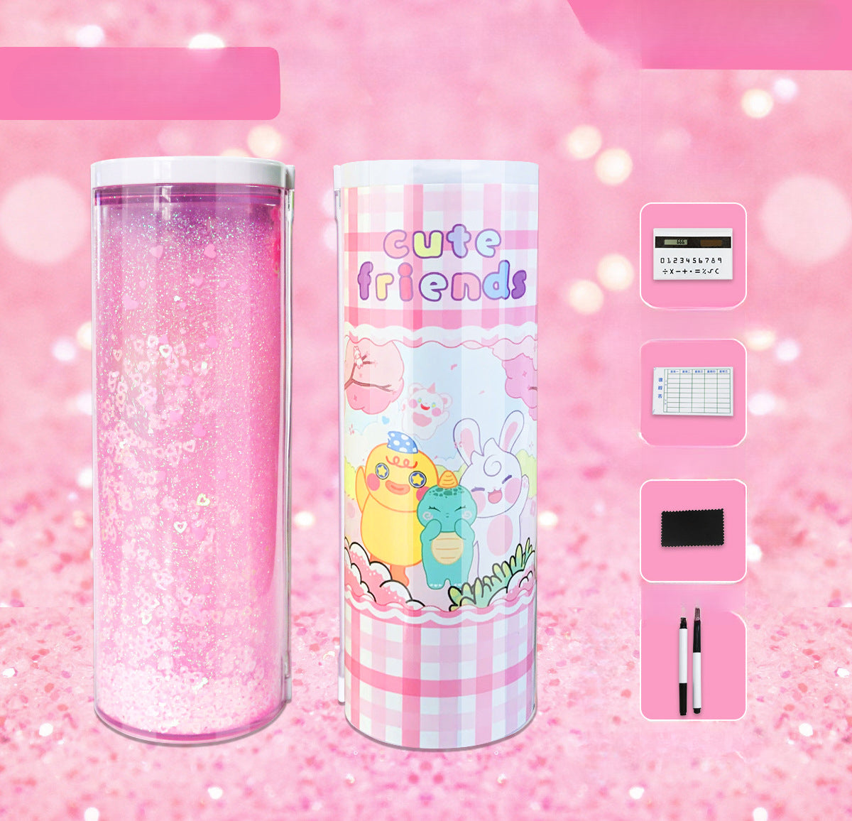 Wholesale Plastic Quicksand Pencil Case