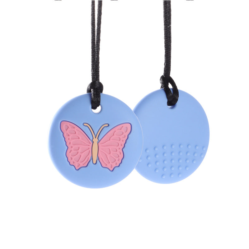 Wholesale Necklace Pendant Silicone Butterfly Teether