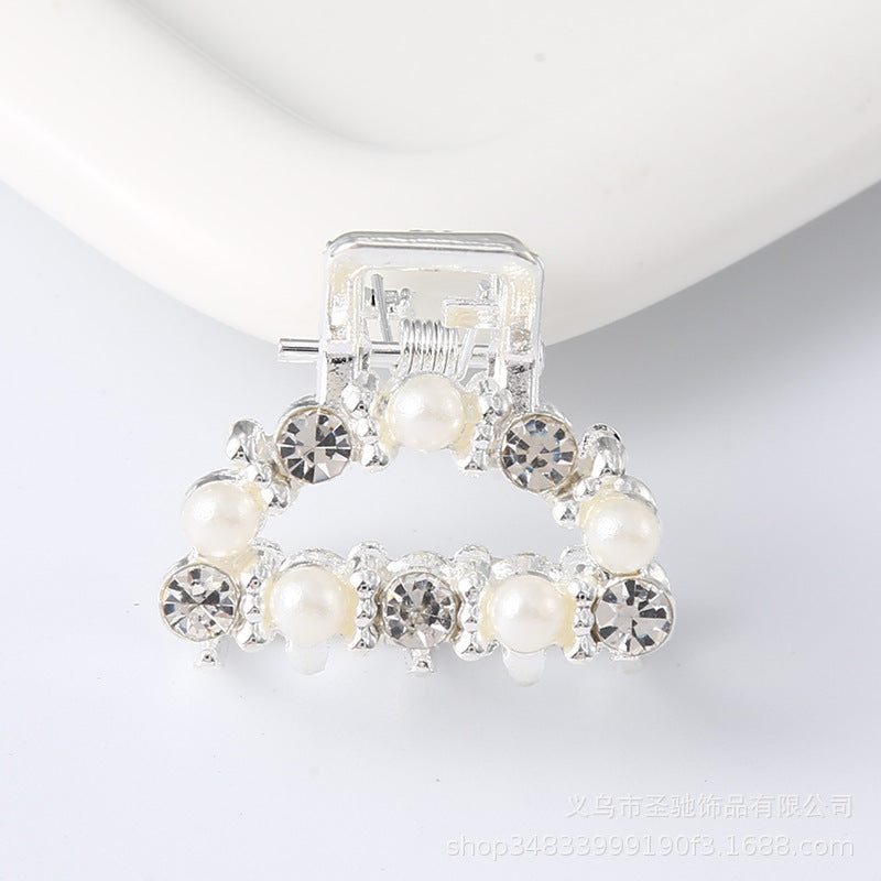 Wholesale Women's Hair Grasp All-match Simple Alloy Electroplating Grasp Clip