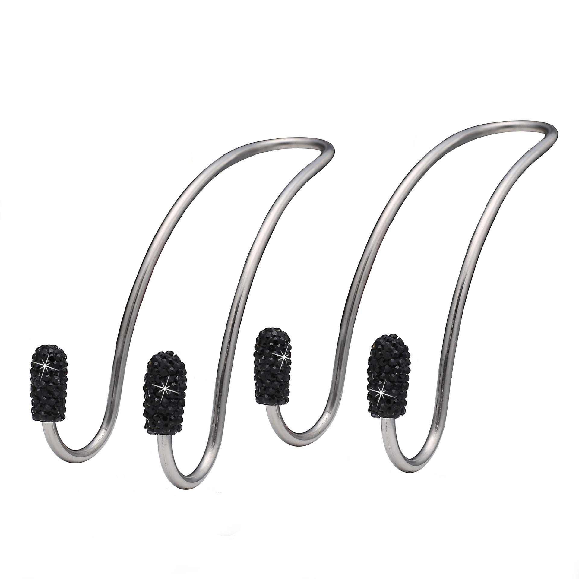Wholesale Diamond-encrusted Stainless Steel Multifunctional Car Seat Storage Hook