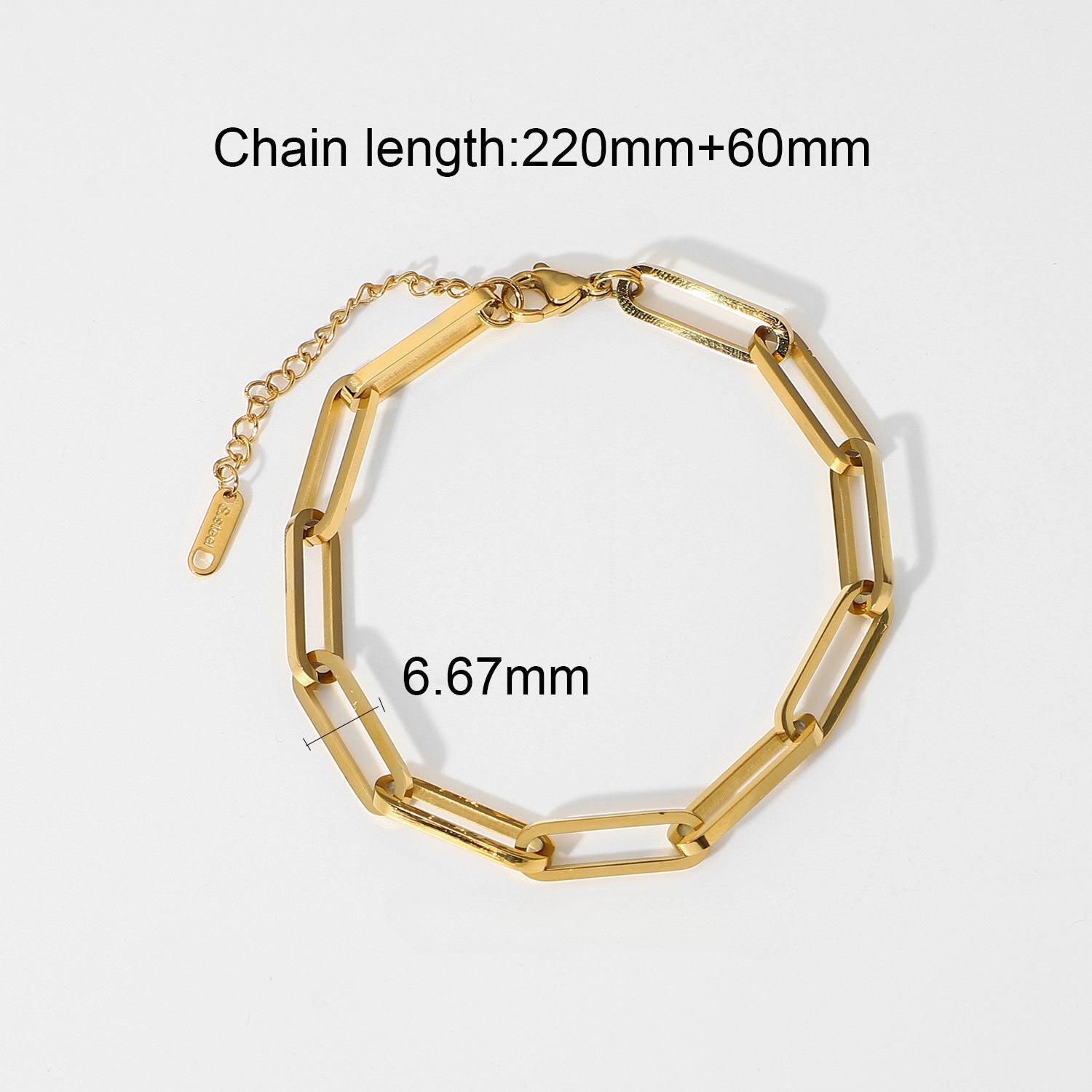 Cinturón de malla de malla de acero inoxidable al por mayor titanio de acero de oro pulsera ancha chapada