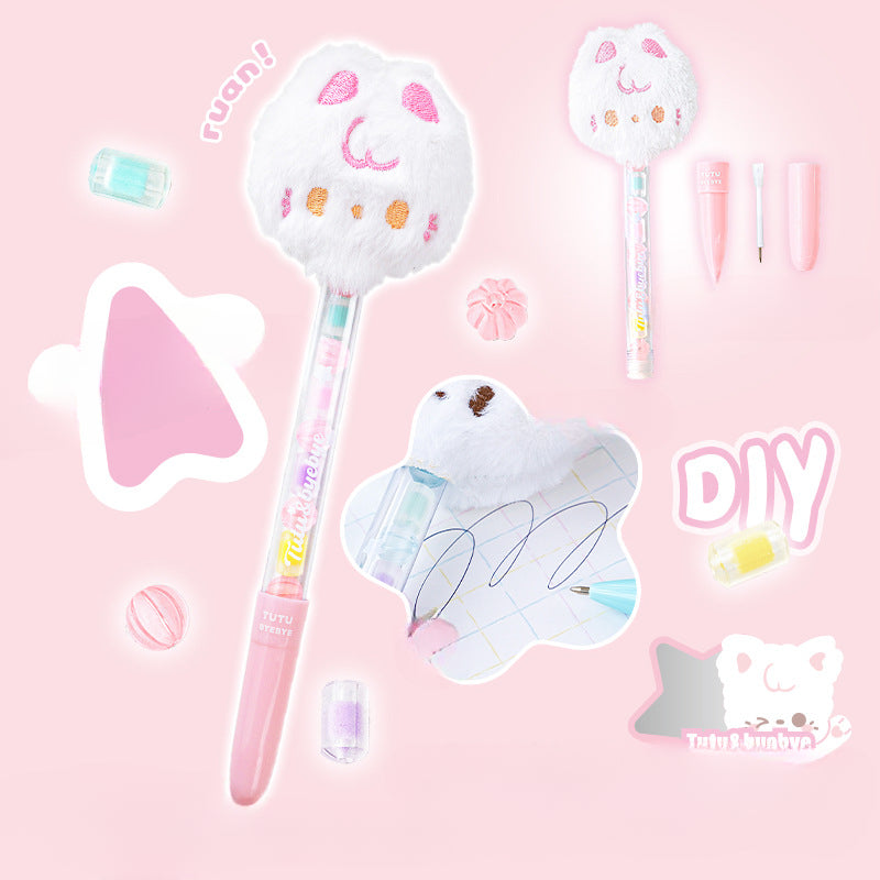 Bolígrafo de pelota de perro plástico de plástico al por mayor